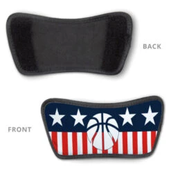 Basketball Repwell® Slide Sandals - Stars And Stripes -Sport Gift Store bk 02503 DETAIL