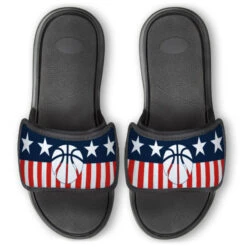 Basketball Repwell® Slide Sandals - Stars And Stripes