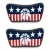 Basketball Repwell® Sandal Straps - Stars And Stripes -Sport Gift Store bk 02503 STRAPS FLAT