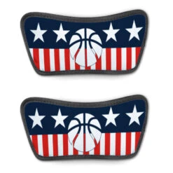 Basketball Repwell® Sandal Straps - Stars And Stripes