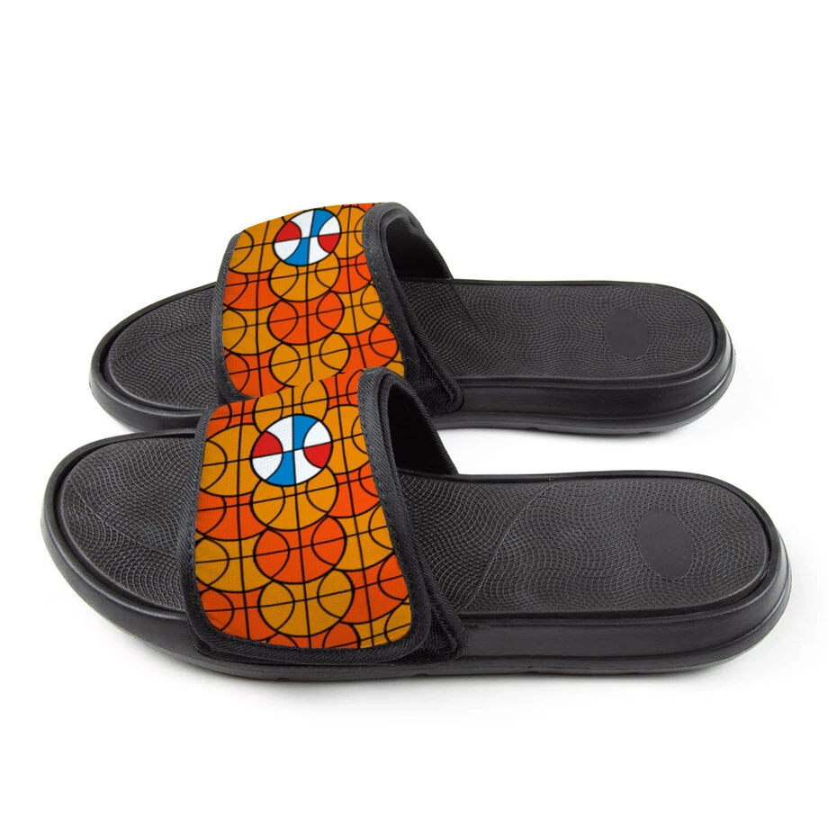 Basketball Repwell® Slide Sandals - You're Surrounded 6 Basketball Repwell® Slide Sandals - You're Surrounded - Image 4