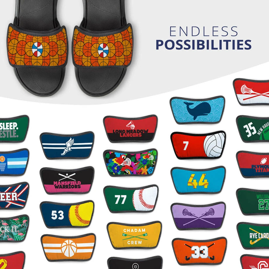 Basketball Repwell® Sandal Straps - You're Surrounded 7 Basketball Repwell® Sandal Straps - You're Surrounded - Image 5