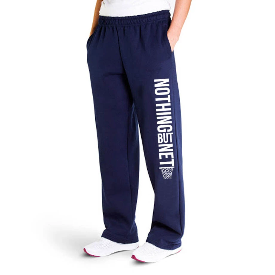 Basketball Fleece Sweatpants - Nothing But Net 3 Basketball Fleece Sweatpants - Nothing But Net