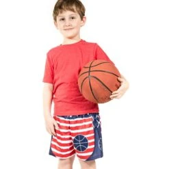 Basketball Shorts - Patriotic -Sport Gift Store bk 02567 LIFESTYLE 2