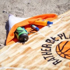 Basketball Hooded Towel - Rather Be Playing Basketball -Sport Gift Store bk 02598 LIFESTYLE BEACH 4