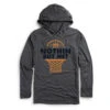 Men's Basketball Lightweight Hoodie - Nothing But Net 2 Men's Basketball Lightweight Hoodie - Nothing But Net -Sport Gift Store bk 02636 GRAY MAIN