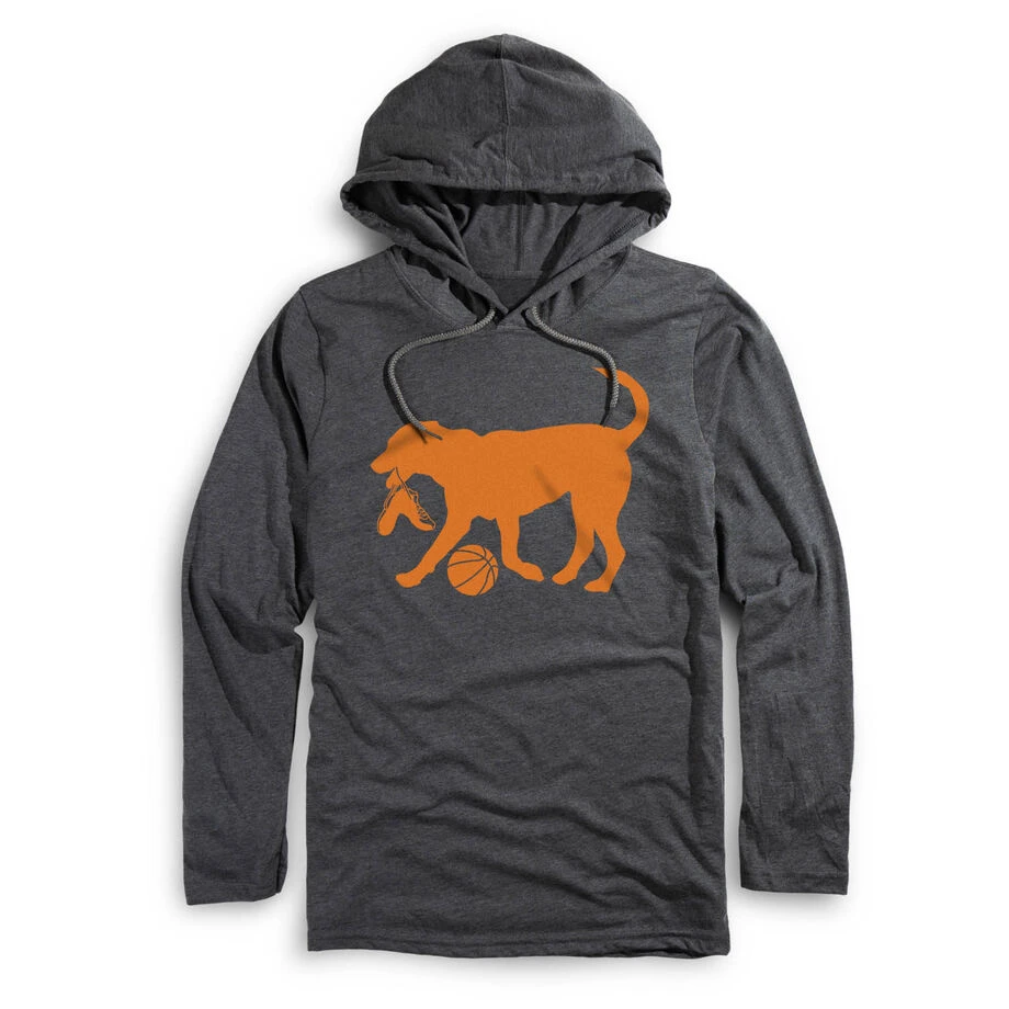 Men's Basketball Lightweight Hoodie - Basketball Dog 3 Men's Basketball Lightweight Hoodie - Basketball Dog