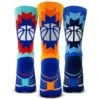 Basketball Woven Mid-Calf Sock Set - Aztec Trio -Sport Gift Store bk 02663