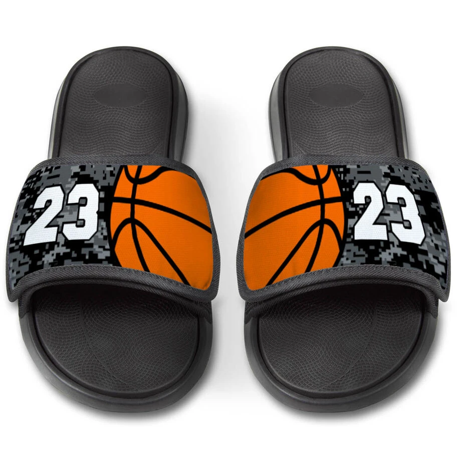 Basketball Repwell® Slide Sandals - Digi Camo 4 Basketball Repwell® Slide Sandals - Digi Camo - Image 2
