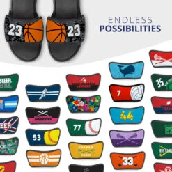 Basketball Repwell® Sandal Straps - Digi Camo -Sport Gift Store bk 02673 STRAPS MULTI