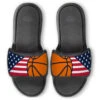 Basketball Repwell® Slide Sandals - USA Flag -Sport Gift Store bk 02676 MAIN