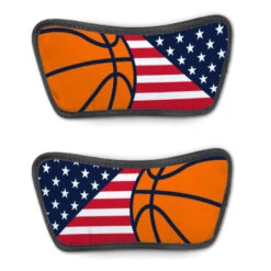 Basketball Repwell® Sandal Straps - USA Flag