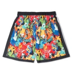 Basketball Shorts - Graffiti -Sport Gift Store bk 02678 BACK