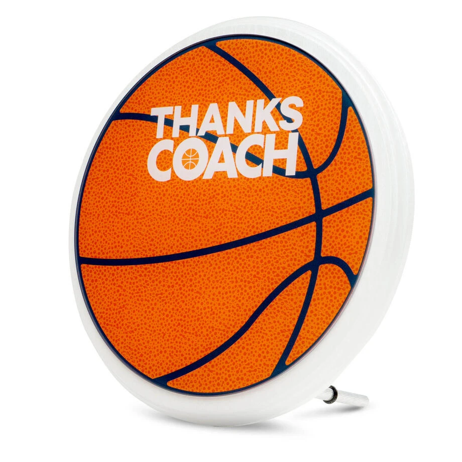 Basketball Wall Plaque - Thanks Coach 4 Basketball Wall Plaque - Thanks Coach - Image 2