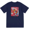 Basketball Short Sleeve Performance Tee - Fruit Hoops -Sport Gift Store bk 02690 NAVY MAIN