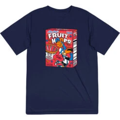 Basketball Short Sleeve Performance Tee - Fruit Hoops