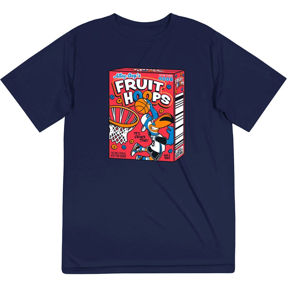 Basketball Short Sleeve Performance Tee - Fruit Hoops 3 Basketball Short Sleeve Performance Tee - Fruit Hoops