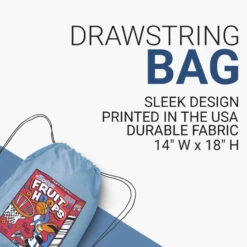 Basketball Drawstring Backpack - Fruit Hoops 8 Basketball Drawstring Backpack - Fruit Hoops -Sport Gift Store bk 02691 LIGHTBLUE DETAILS