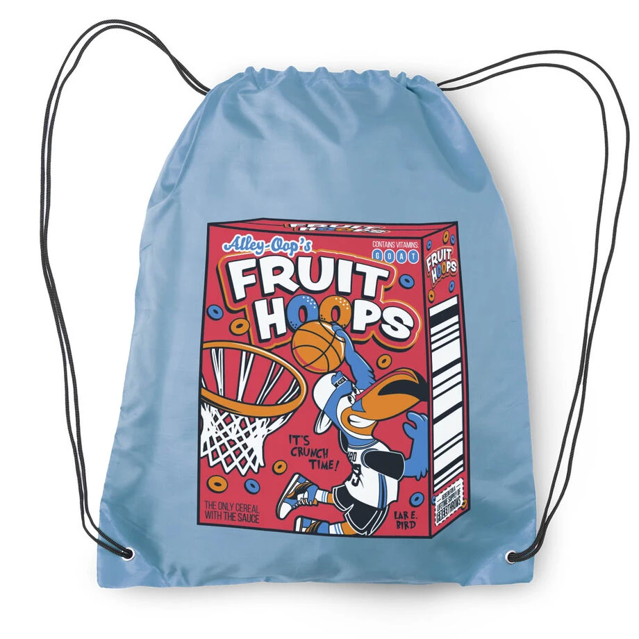 Basketball Drawstring Backpack - Fruit Hoops 4 Basketball Drawstring Backpack - Fruit Hoops - Image 2