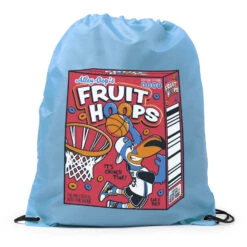 Basketball Drawstring Backpack - Fruit Hoops