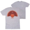 Basketball Short Sleeve T-Shirt - Turkey Player (Back Design) -Sport Gift Store bk 02757 GRAY MAIN