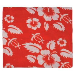 Multifunctional Headwear - Hibiscus Red RokBAND -Sport Gift Store gs 00504 FLAT