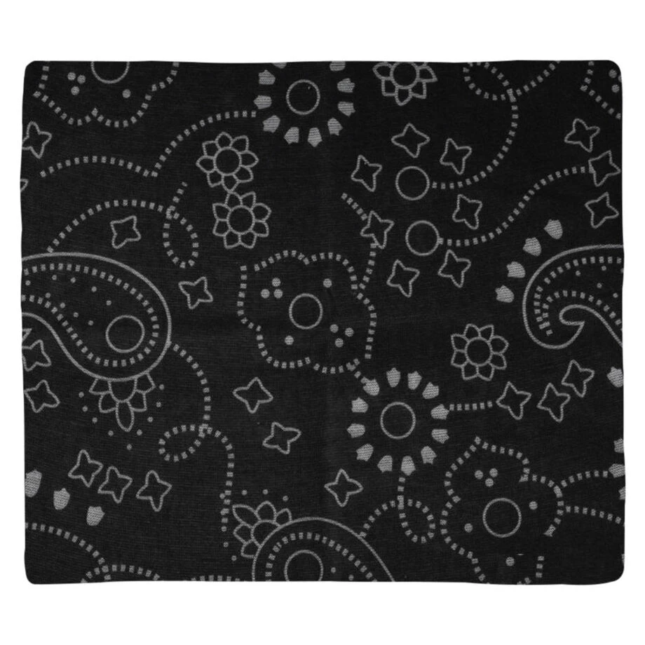 Multifunctional Headwear - Paisley Black RokBAND 7 Multifunctional Headwear - Paisley Black RokBAND - Image 5