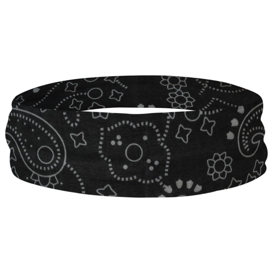 Multifunctional Headwear - Paisley Black RokBAND 3 Multifunctional Headwear - Paisley Black RokBAND
