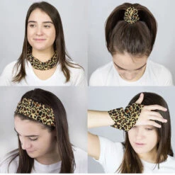 Multifunctional Headwear - Leopard RokBAND -Sport Gift Store gs 00513 FEMALECOMP