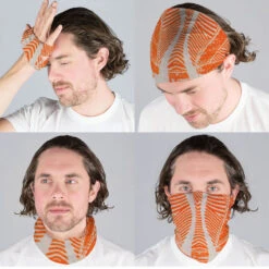 Multifunctional Headwear - Tribal Orange RokBAND -Sport Gift Store gs 00726 MALECOMP