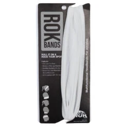 Multifunctional Headwear - Solid White RokBAND -Sport Gift Store gs 00729 PACKAGING