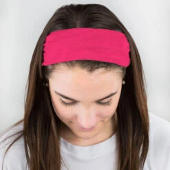 Multifunctional Headwear - Solid Fuchsia RokBAND -Sport Gift Store gs 00732 FEMALE1