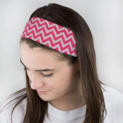 Multifunctional Headwear - Chevron Pink RokBAND -Sport Gift Store gs 00944 FEMALE2