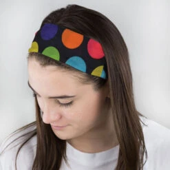 Multifunctional Headwear - Polka Dots Colorful RokBAND -Sport Gift Store gs 00951 FEMALE2