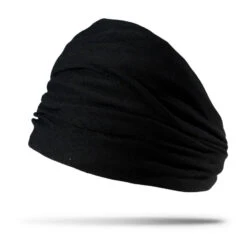 Long Multifunctional Headwear - Solid Black RokBAND
