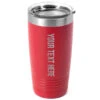Personalized 20 Oz. Double Insulated Tumbler - Your Text 2 Personalized 20 Oz. Double Insulated Tumbler - Your Text -Sport Gift Store gs 11361 RED MAIN