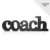 Large Coach Wood Words -Sport Gift Store gs 11548