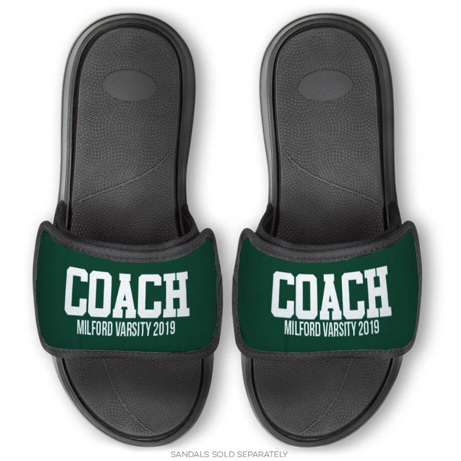 Personalized Repwell® Sandal Straps - Coach 4 Personalized Repwell® Sandal Straps - Coach - Image 2