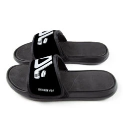 Personalized Repwell® Slide Sandals - Your Logo -Sport Gift Store gs 11766 BLACK SIDE