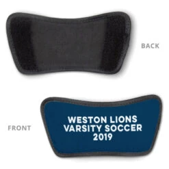 Personalized Repwell® Sandal Straps - Your Text -Sport Gift Store gs 11767 STRAPS NAVY DETAIL