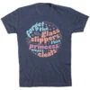 Short Sleeve T-Shirt - Forget The Glass Slippers -Sport Gift Store gs 12324 NAVY FLAT