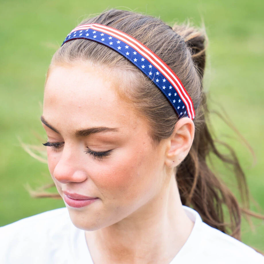 Athletic Juliband Non-Slip Headband - USA Flag 5 Athletic Juliband Non-Slip Headband - USA Flag - Image 3