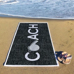 Coach Premium Beach Towel - Coach Design -Sport Gift Store gs 12342 BEACH