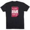 Short Sleeve T-Shirt - Don’t Feed The Goalie 2 Short Sleeve T-Shirt - Don’t Feed The Goalie -Sport Gift Store gs 12345 BLACK FLAT