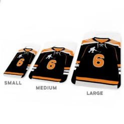 Hockey Bag/Luggage Tag - Personalized Hockey Jersey -Sport Gift Store hk 03363 ORANGE ALLSIZES