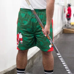 Hockey Shorts - Slap Shot Santa Christmas -Sport Gift Store hk 04190 LIFESTYLE