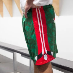 Hockey Shorts - Slap Shot Santa Christmas -Sport Gift Store hk 04190 SIDE