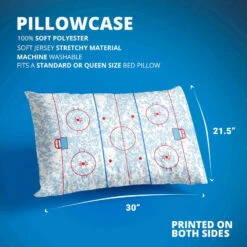 Hockey Pillowcase - Rink -Sport Gift Store hk 04622 DETAILS