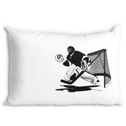 Hockey Pillowcase Set - Go For The Goal -Sport Gift Store hk 04630 BLACKWHITE MAIN3