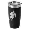 Hockey 20 Oz. Double Insulated Tumbler - Player 1 Hockey 20 Oz. Double Insulated Tumbler - Player -Sport Gift Store hk 04709 BLACK MAIN
